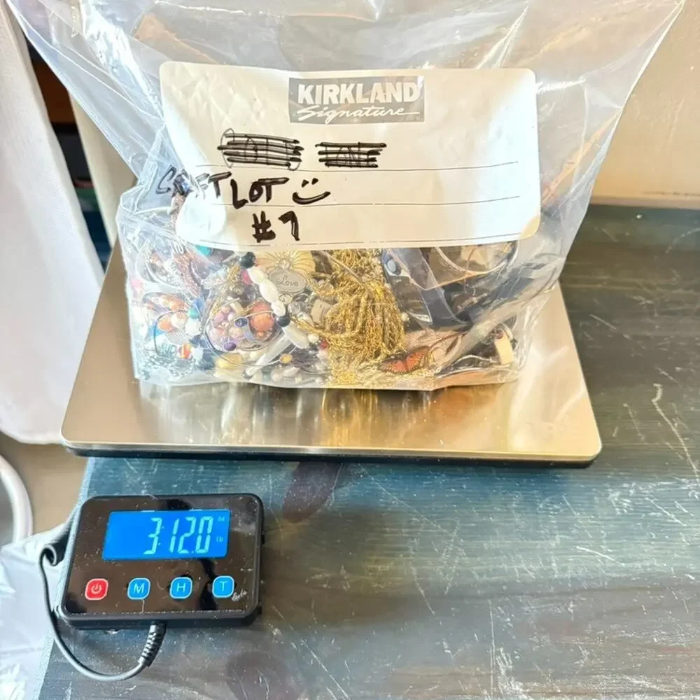 3.75lb CRAFT Jewelry Lot Mixed Vintage Modern Costume Harvesting Rework Crafters